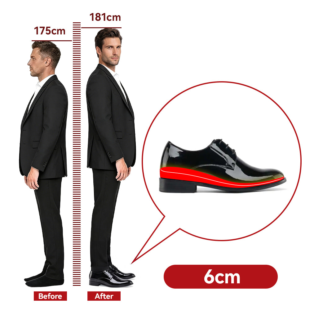 BUTY PODWYŻSZAJĄCE ARMANDO +6 CM