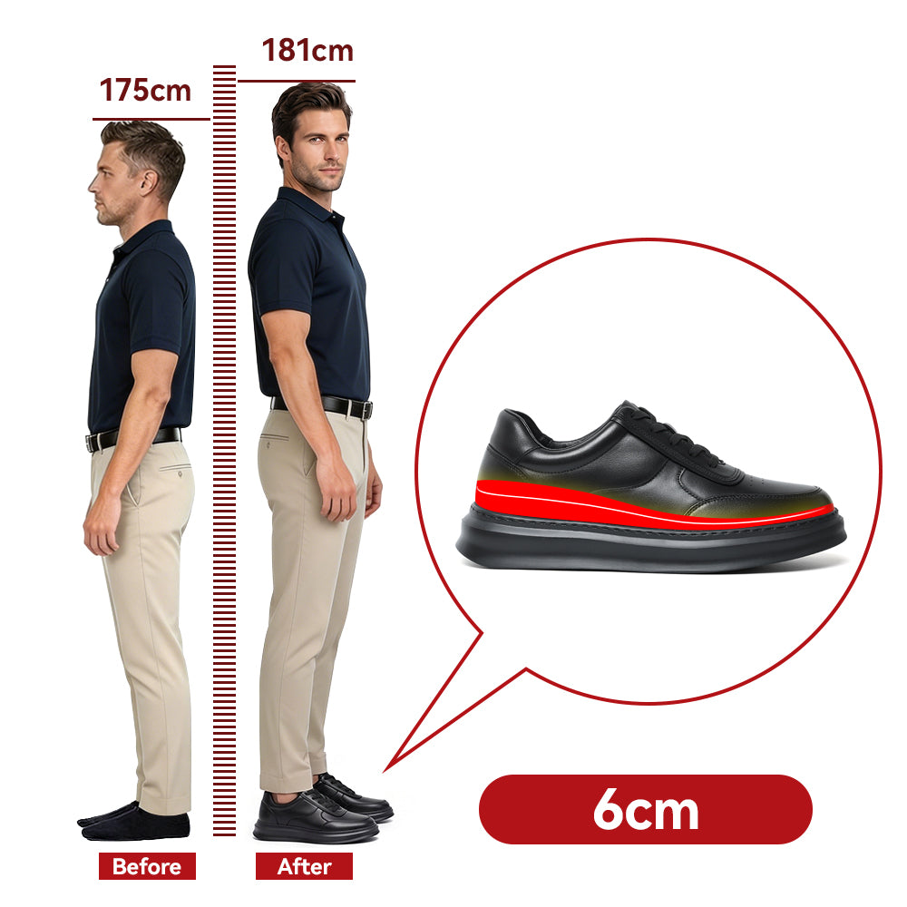 BUTY PODWYŻSZAJĄCE DINO +6 CM