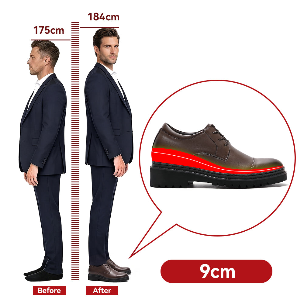 BUTY PODWYŻSZAJĄCE FELICIANO +9 CM