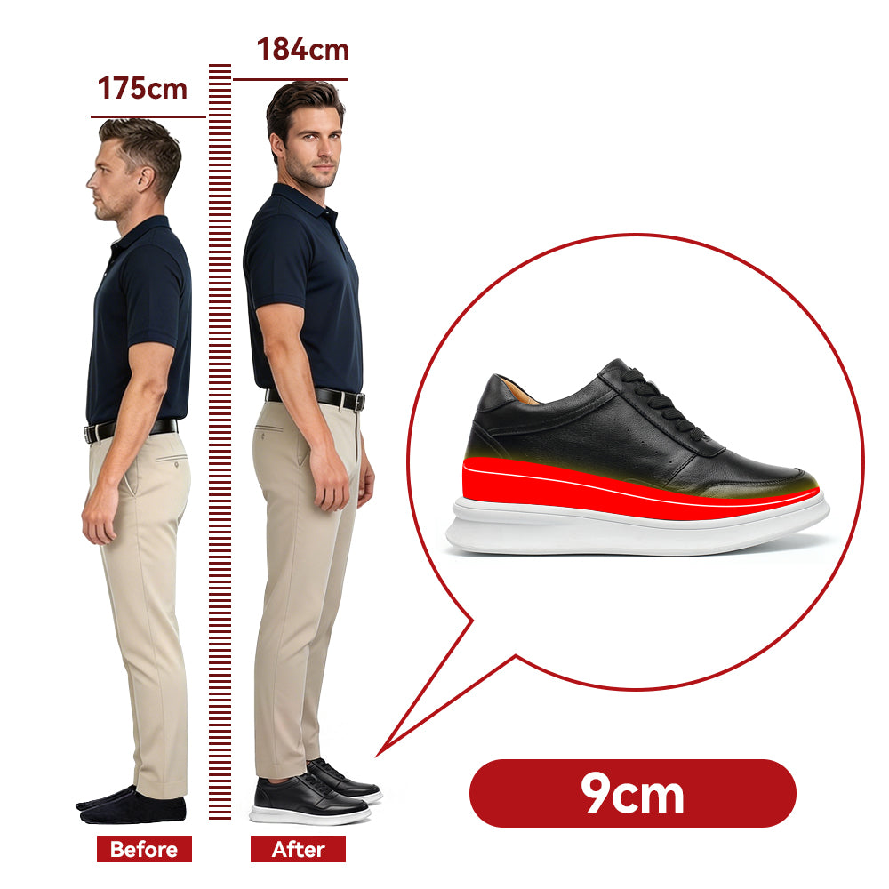 BUTY PODWYŻSZAJĄCE FILIPO +9 CM