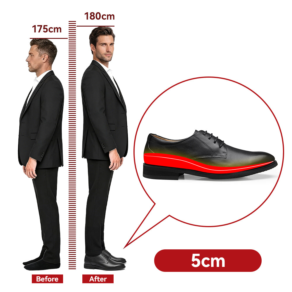 BUTY PODWYŻSZAJĄCE IVANO +5 CM