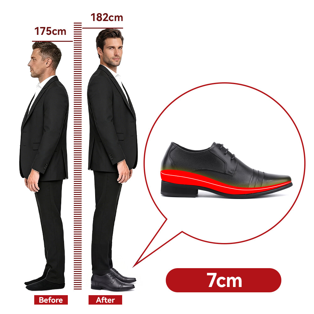 BUTY PODWYŻSZAJĄCE MAURIZIO +7 CM