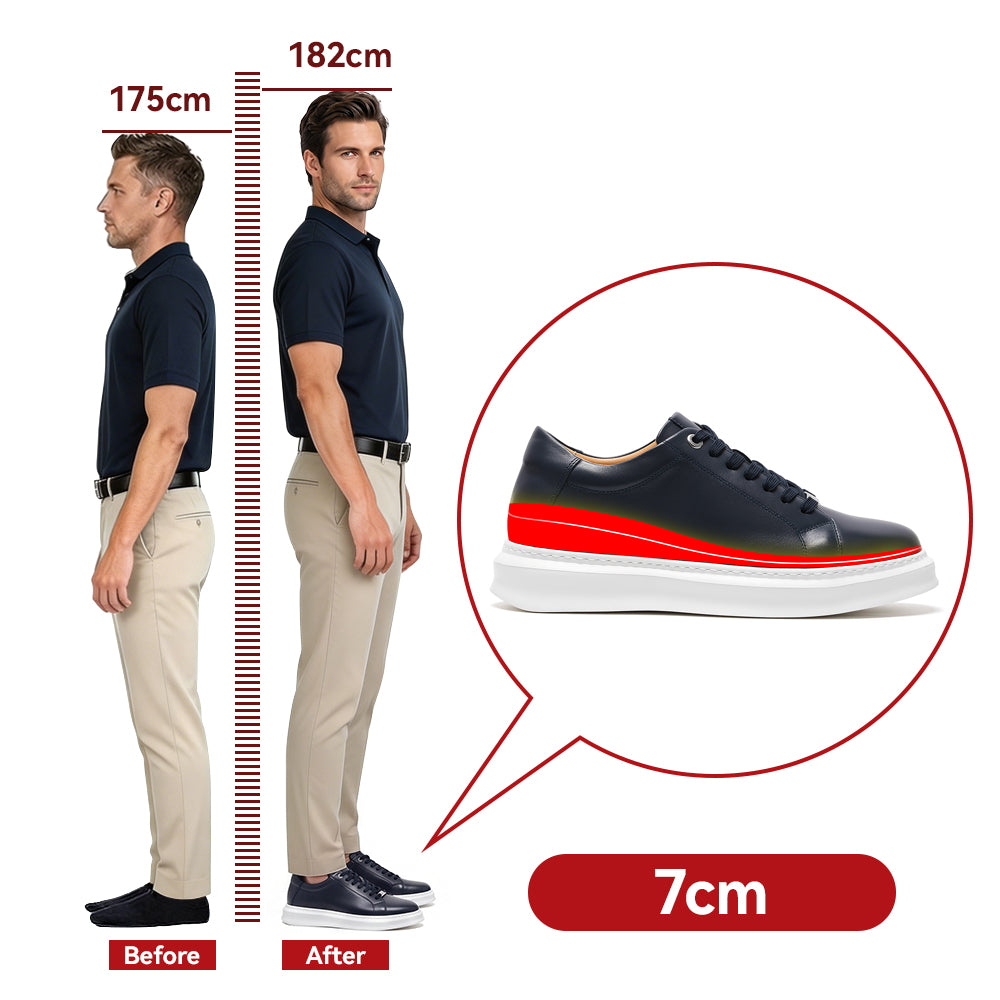 BUTY PODWYŻSZAJĄCE MILO +7 CM