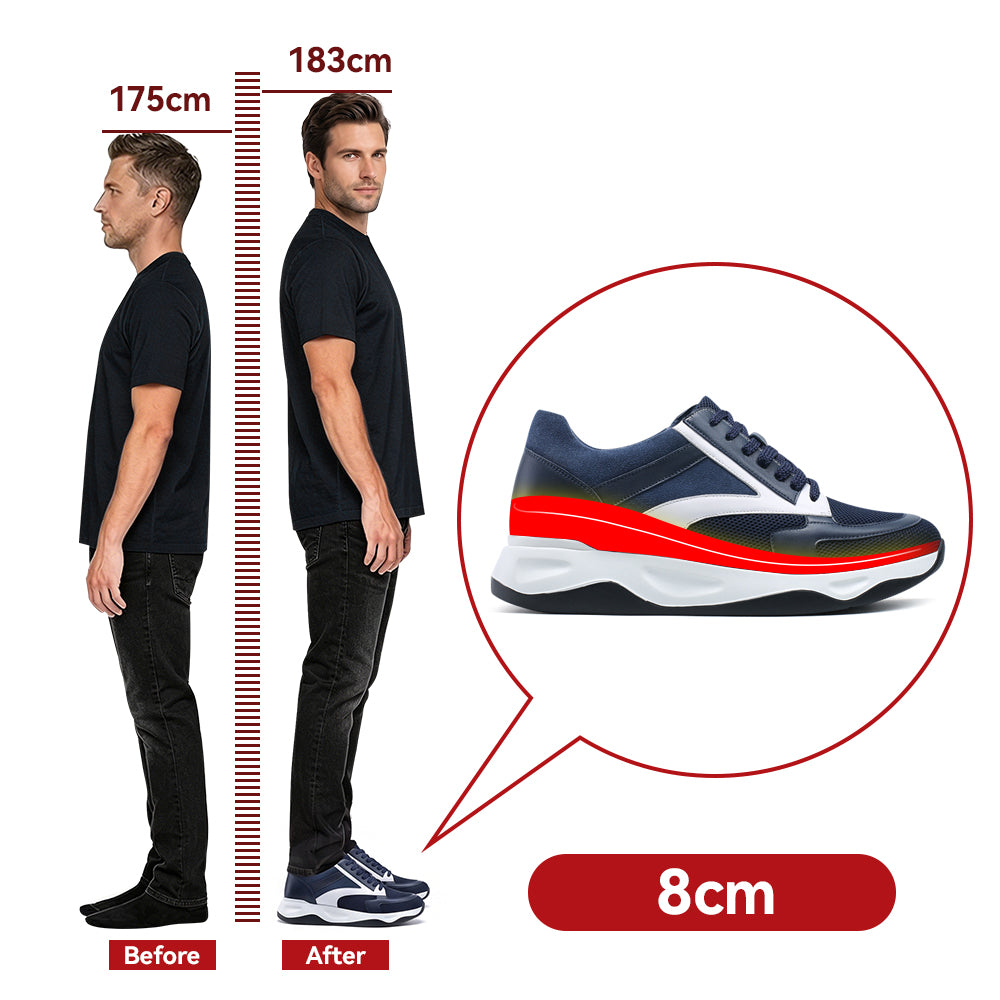 BUTY PODWYŻSZAJĄCE RICARDO +8 CM