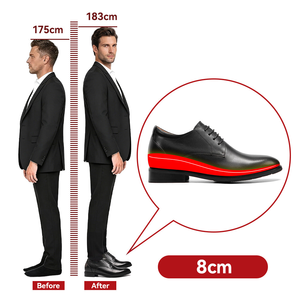 BUTY PODWYŻSZAJĄCE RIMINO +8 CM