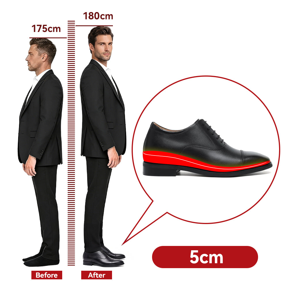 BUTY PODWYŻSZAJĄCE OTTAVIO +5 CM