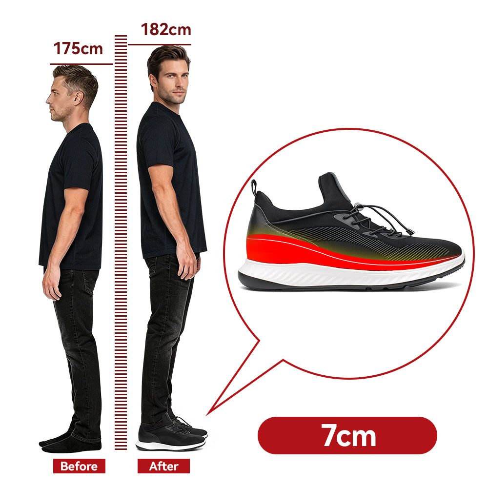 SPORTOWE BUTY PODWYŻSZAJĄCE TOMASO +7 CM