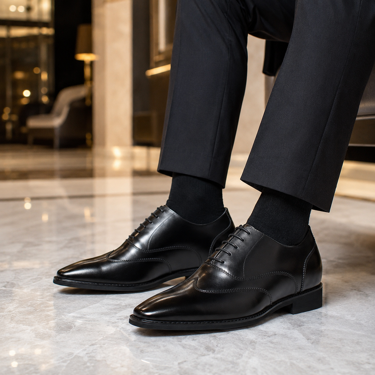 BUTY PODWYŻSZAJĄCE GIUSEPPE +8 CM