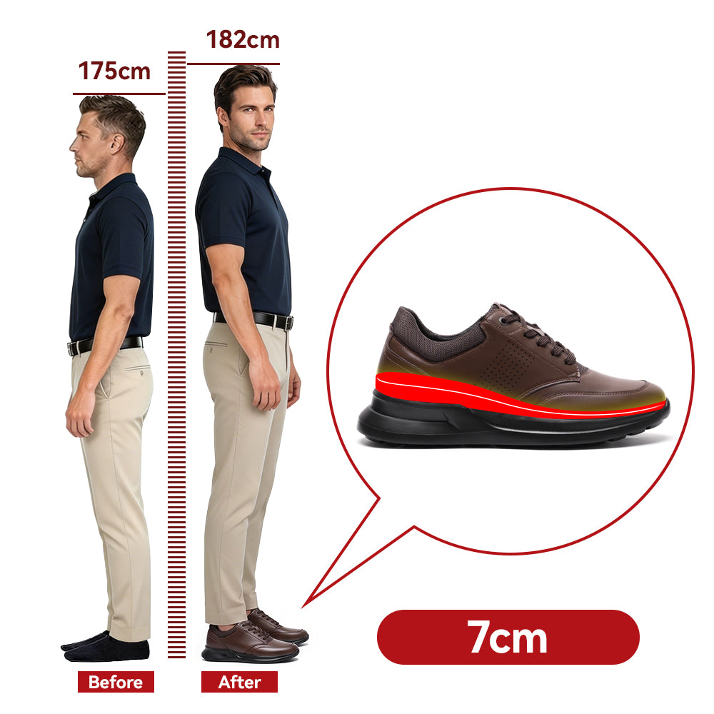 BUTY PODWYŻSZAJĄCE ACHILLE +7 CM