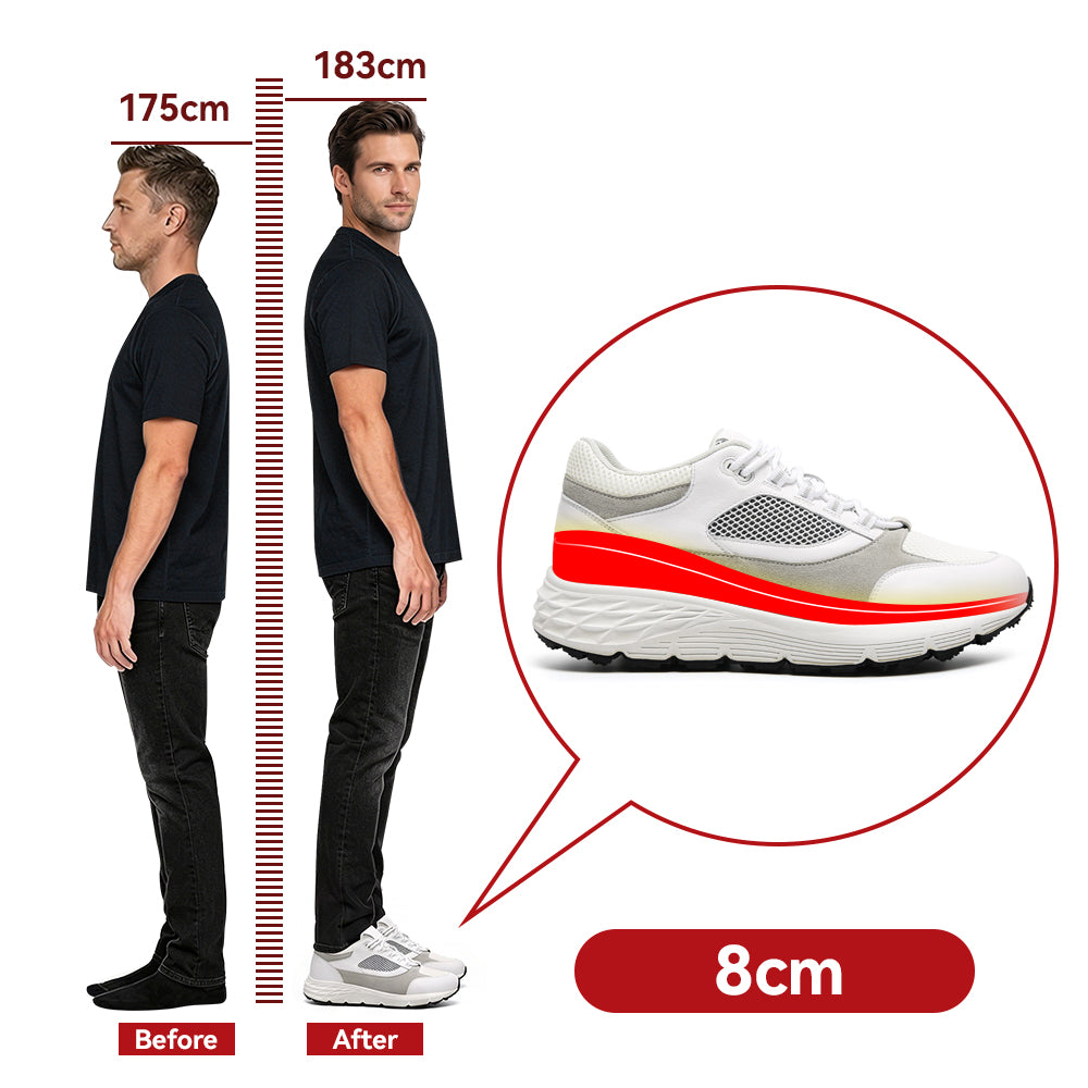 BUTY PODWYŻSZAJĄCE DOMENICO +8 CM