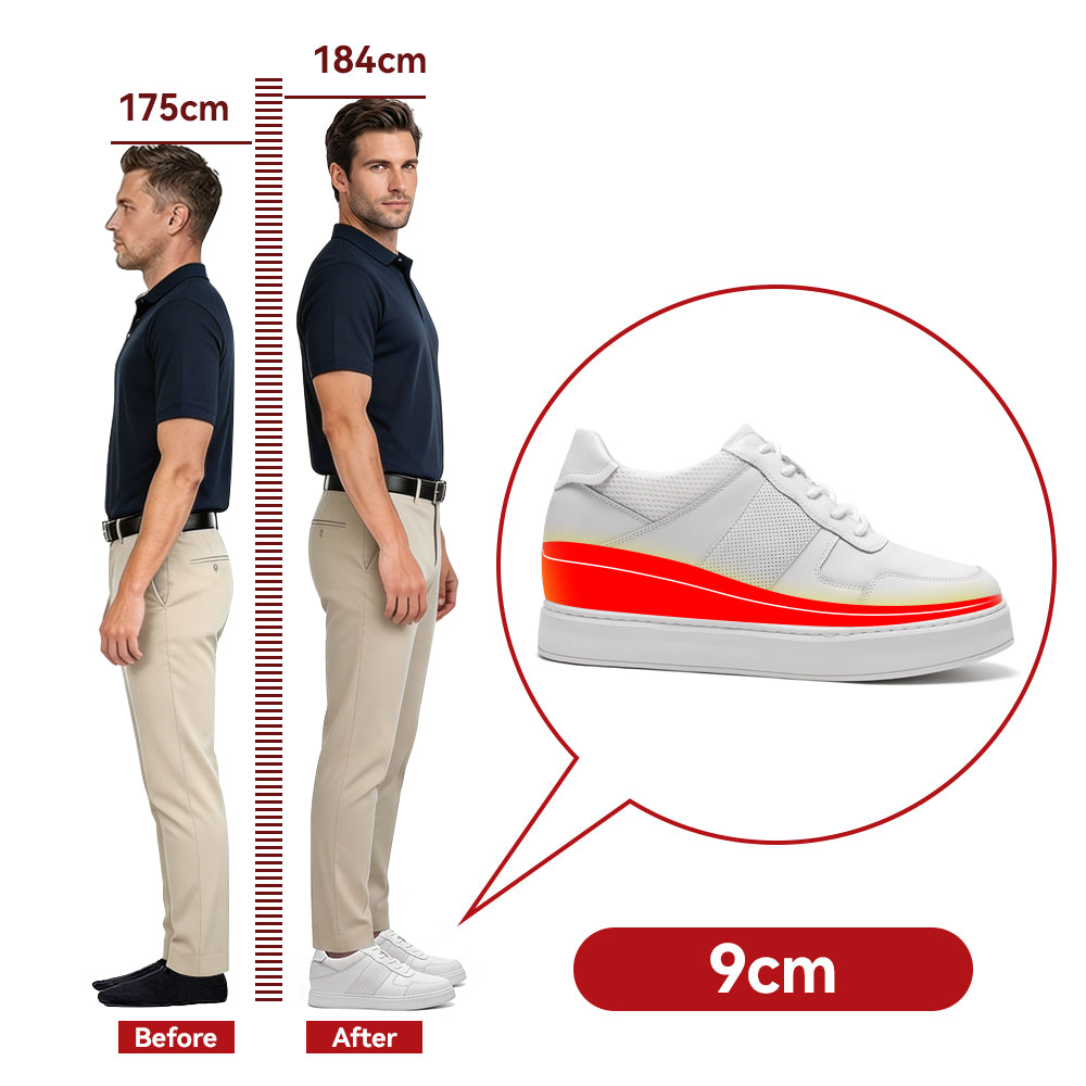 BUTY PODWYŻSZAJĄCE EDMONDO +9 CM