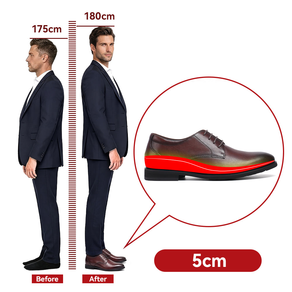 BUTY PODWYŻSZAJĄCE FABIO +5 CM