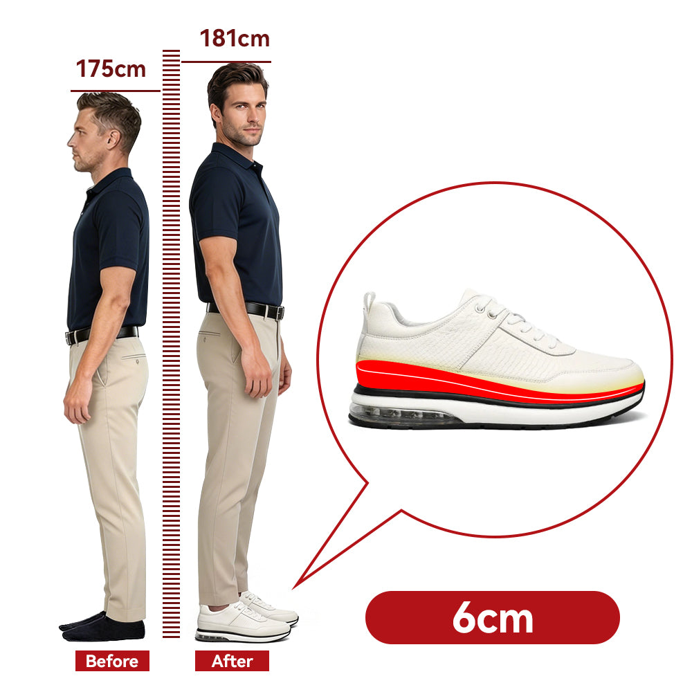 BUTY PODWYŻSZAJĄCE GIORGIO +6 CM