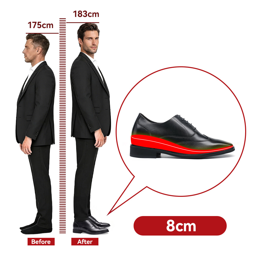 BUTY PODWYŻSZAJĄCE GIUSEPPE +8 CM