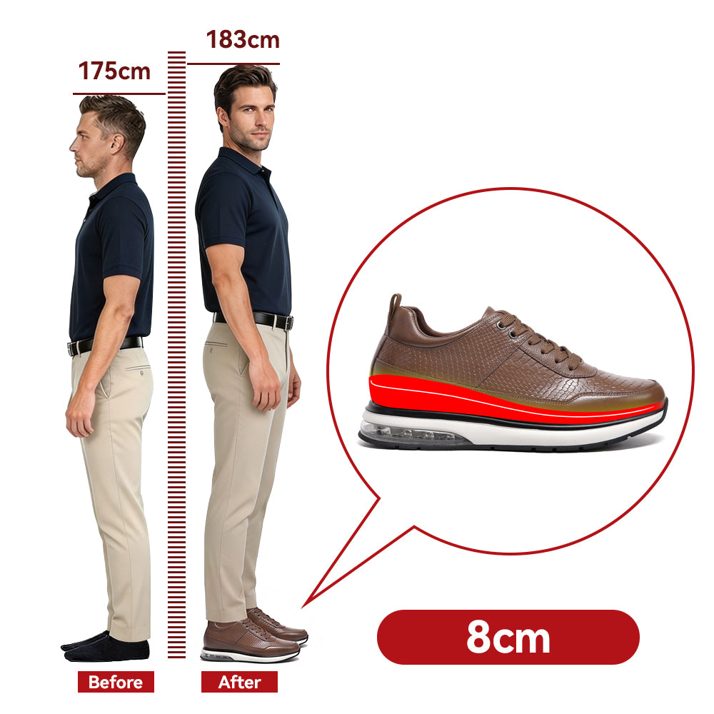 BUTY PODWYŻSZAJĄCE GORO +8 CM