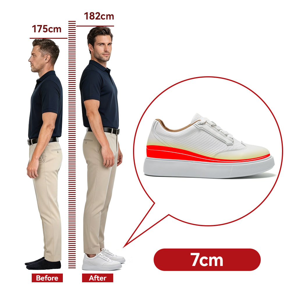BUTY PODWYŻSZAJĄCE IGNAZIO +7 CM