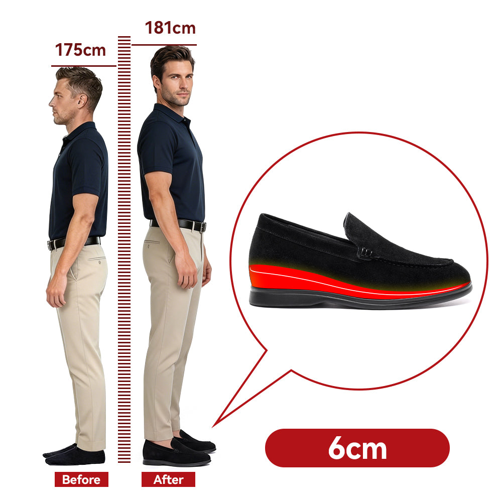 BUTY PODWYŻSZAJĄCE LUIGI +6 CM