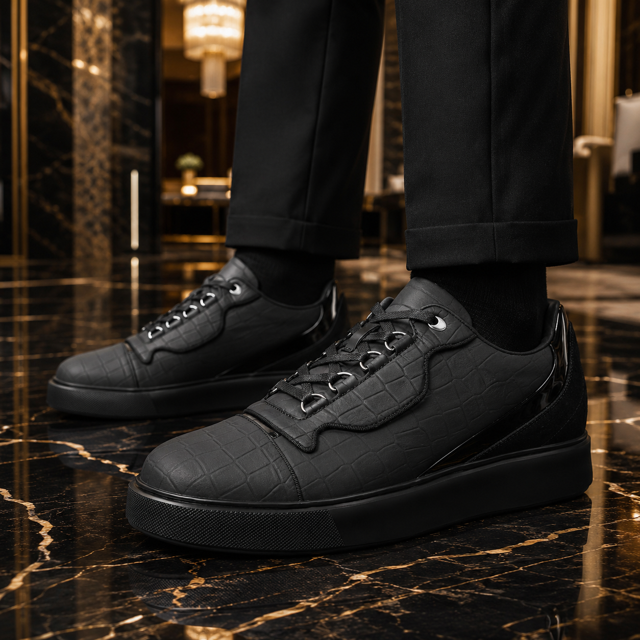 BUTY PODWYŻSZAJĄCE NEREO +7 CM