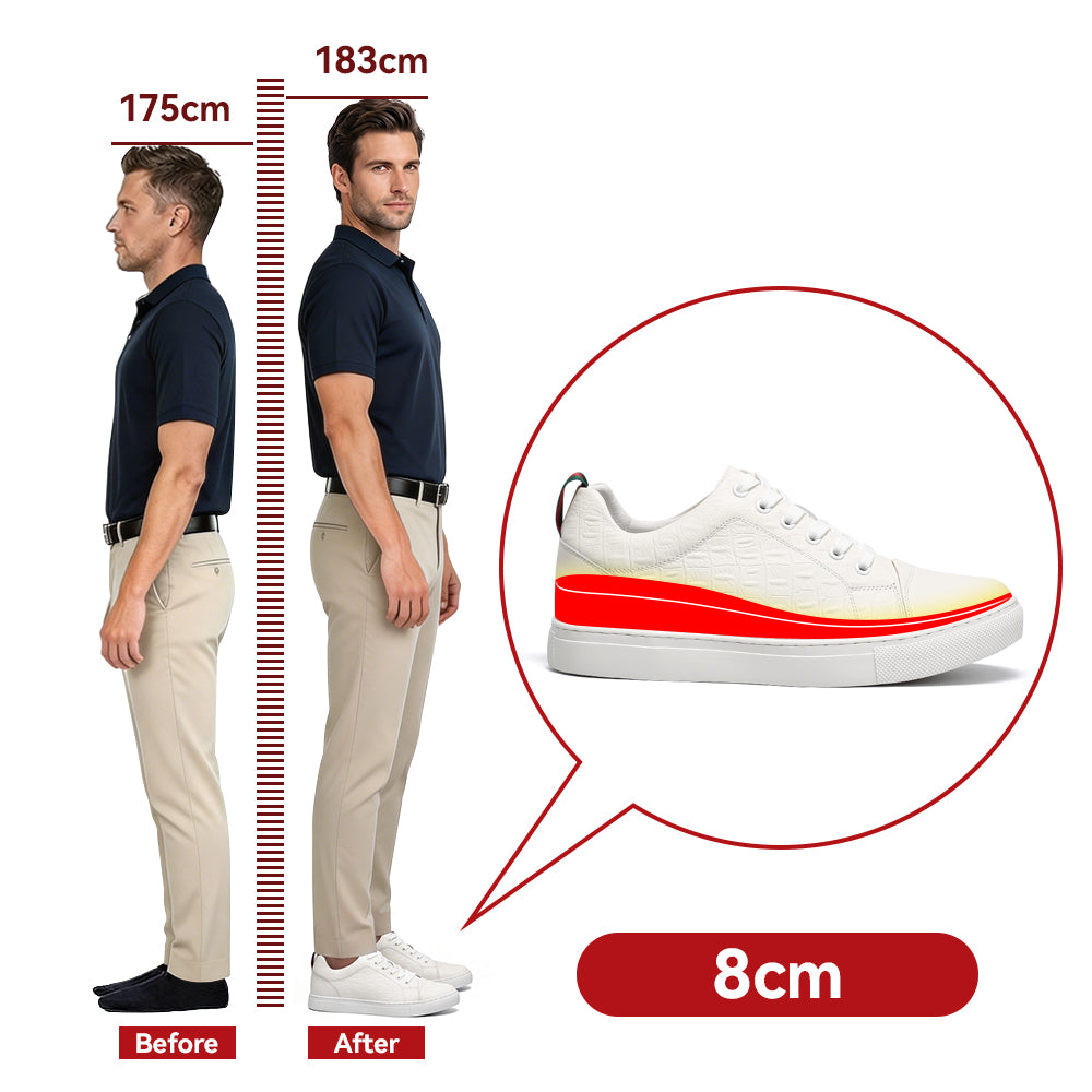 BUTY PODWYŻSZAJĄCE RENATO +6 CM