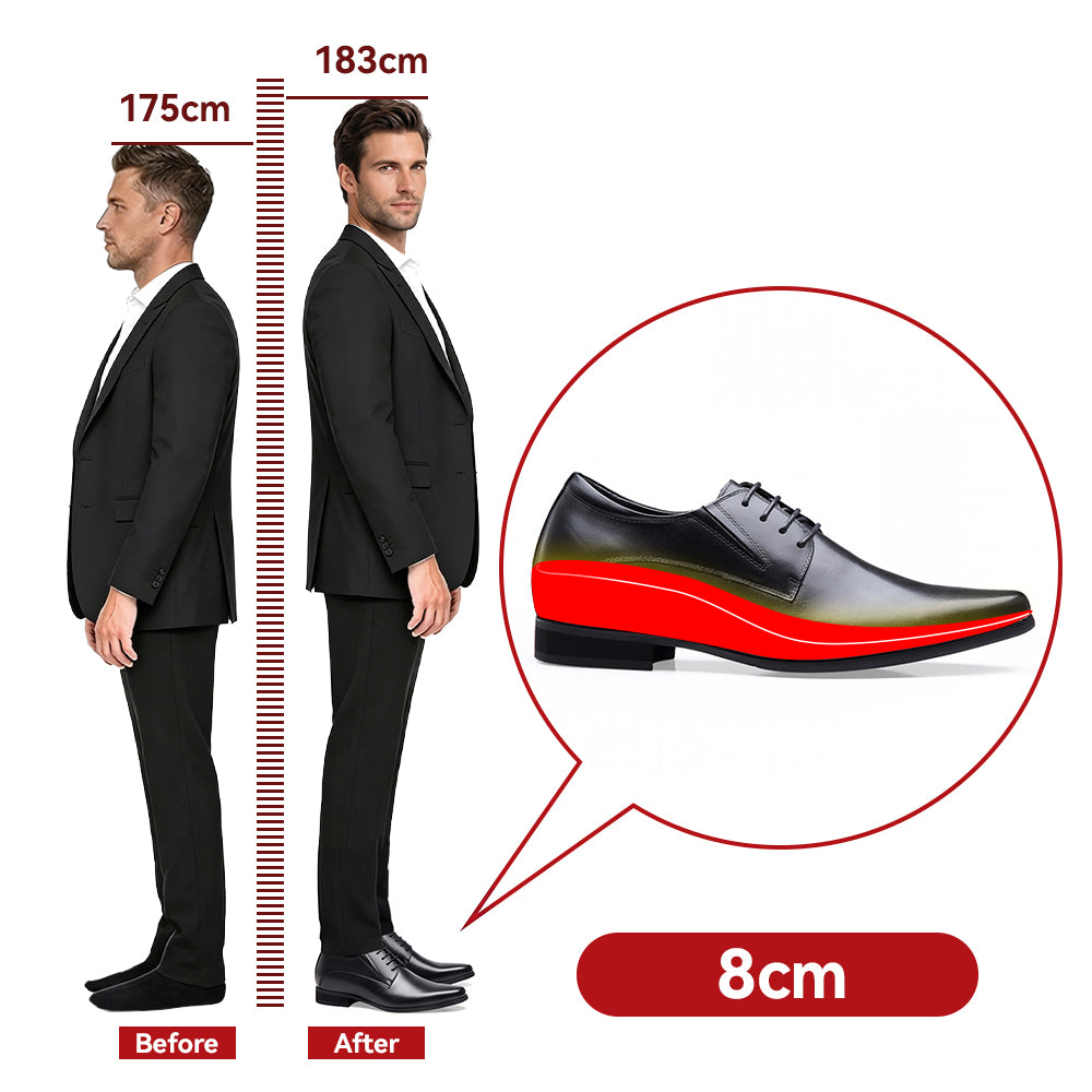 BUTY PODWYŻSZAJĄCE ROSSI +8 CM