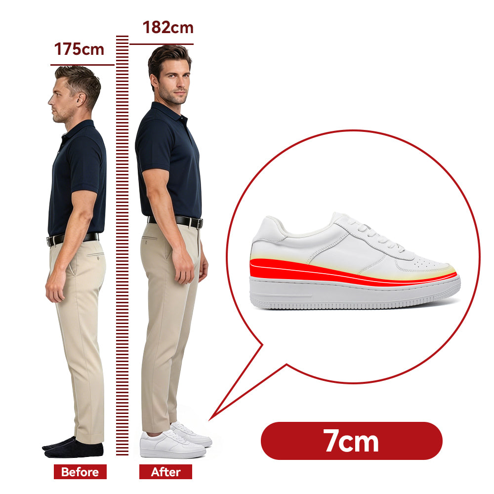 BUTY PODWYŻSZAJĄCE SERAFINO +7 CM