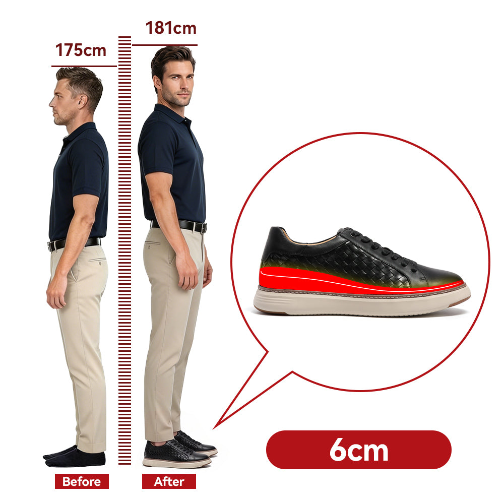 BUTY PODWYŻSZAJĄCE URBANO +6 CM