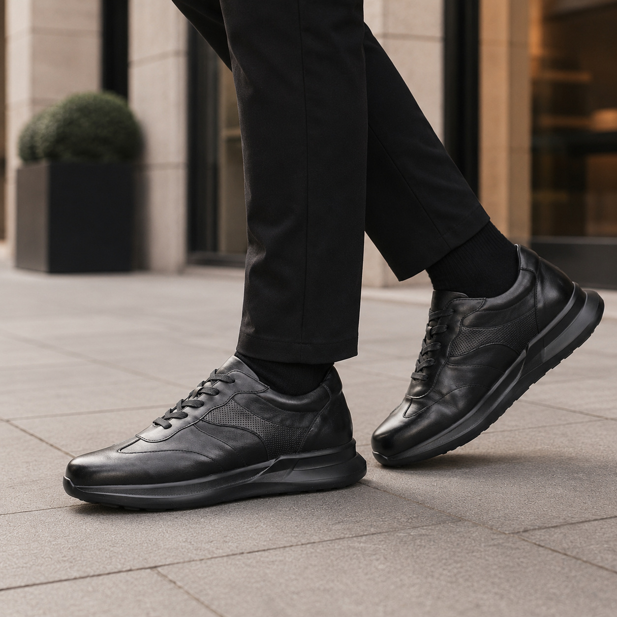 BUTY PODWYŻSZAJĄCE BORIS +8 CM