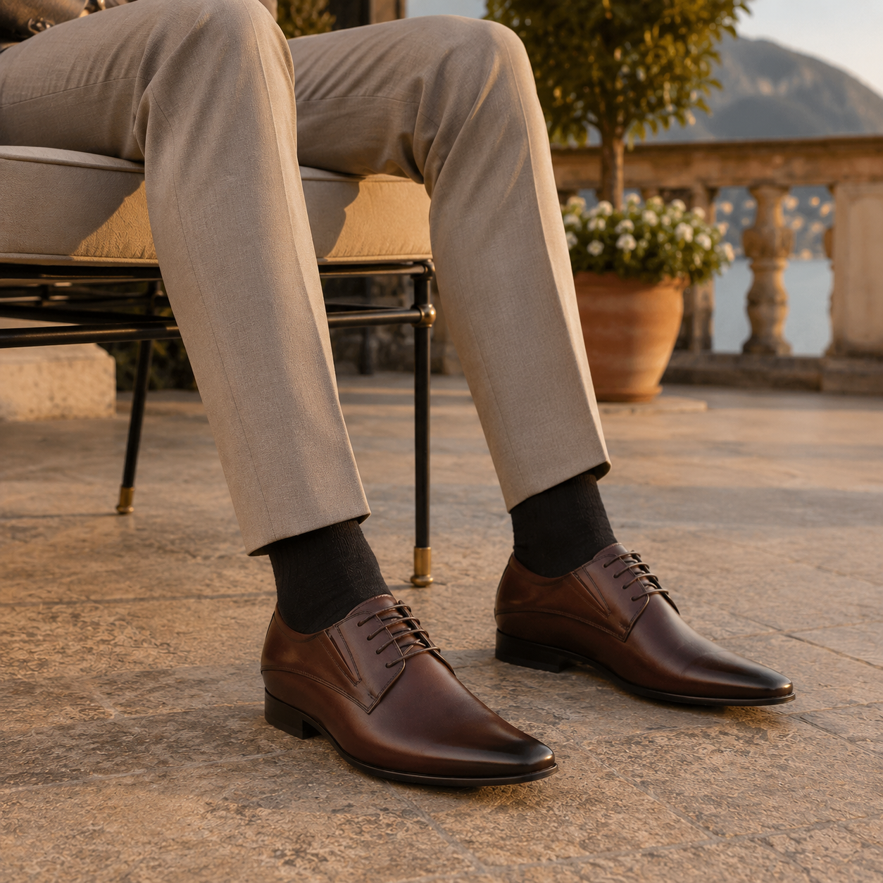 BUTY PODWYŻSZAJĄCE COLOMBO +8 CM