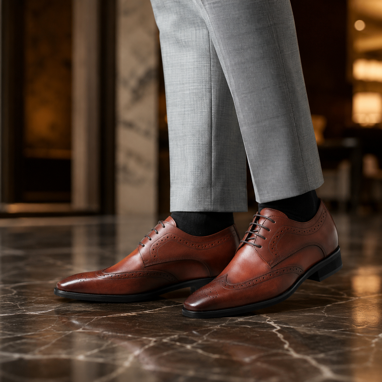 BUTY PODWYŻSZAJĄCE DAMIANO +7 CM