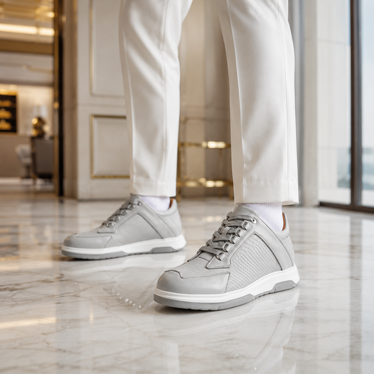 BUTY PODWYŻSZAJĄCE LIVIO +8 CM